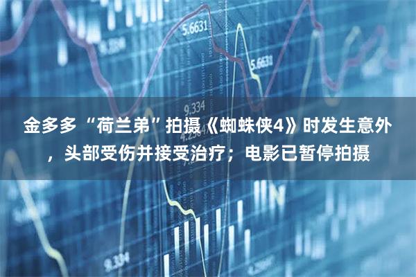 金多多 “荷兰弟”拍摄《蜘蛛侠4》时发生意外，头部受伤并接受治疗；电影已暂停拍摄