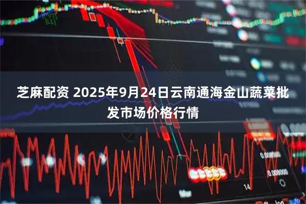 芝麻配资 2025年9月24日云南通海金山蔬菜批发市场价格行情