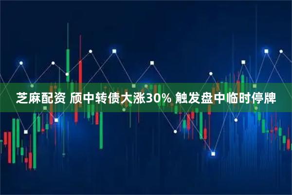 芝麻配资 颀中转债大涨30% 触发盘中临时停牌